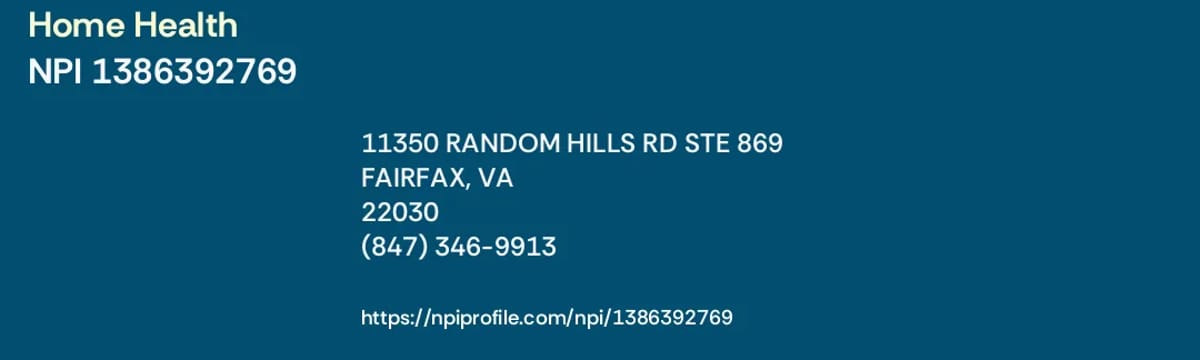 Home Health Nursing in Fairfax, VA