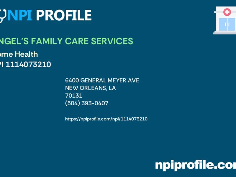 ANGEL'S FAMILY CARE SERVICES - Home Health Nursing in New Orleans, LA photo 1