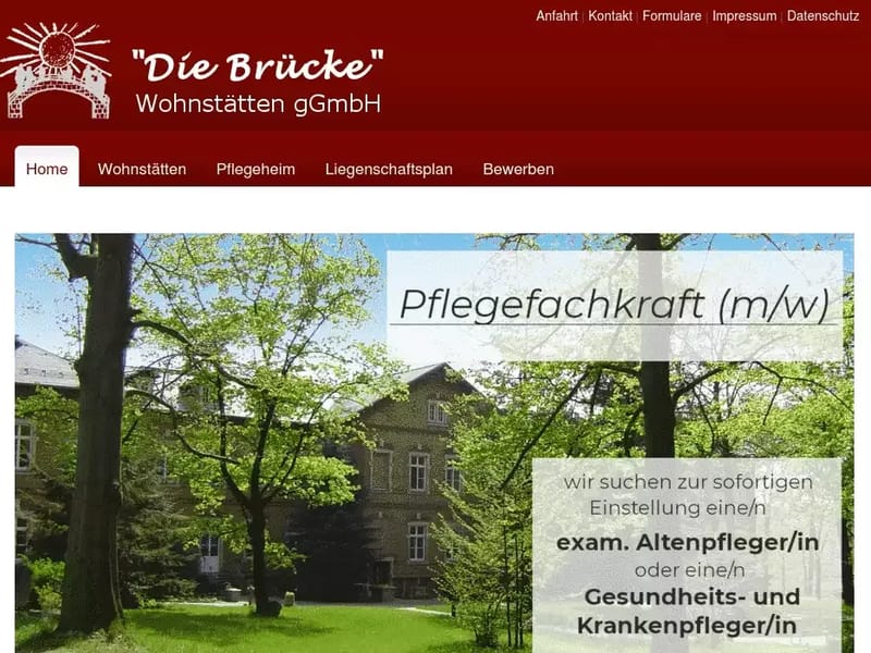 "Die Brücke" Wohnstätten gGmbH, Pflegeheim "Zum Falkennest" in Großweitzschen, Sachsen photo 1