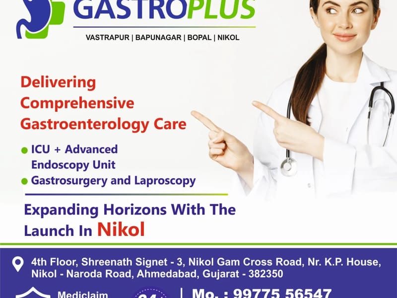 Gastroplus Digestive Disease Centre Private Limited - वृद्धाश्रम in Ahmedabad, Gujarat photo 1