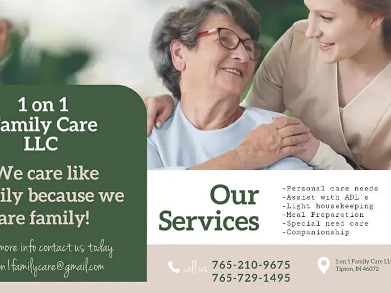 1 On 1 Home Health Care, LLC - Home Health Nursing in La Porte, IN photo 2