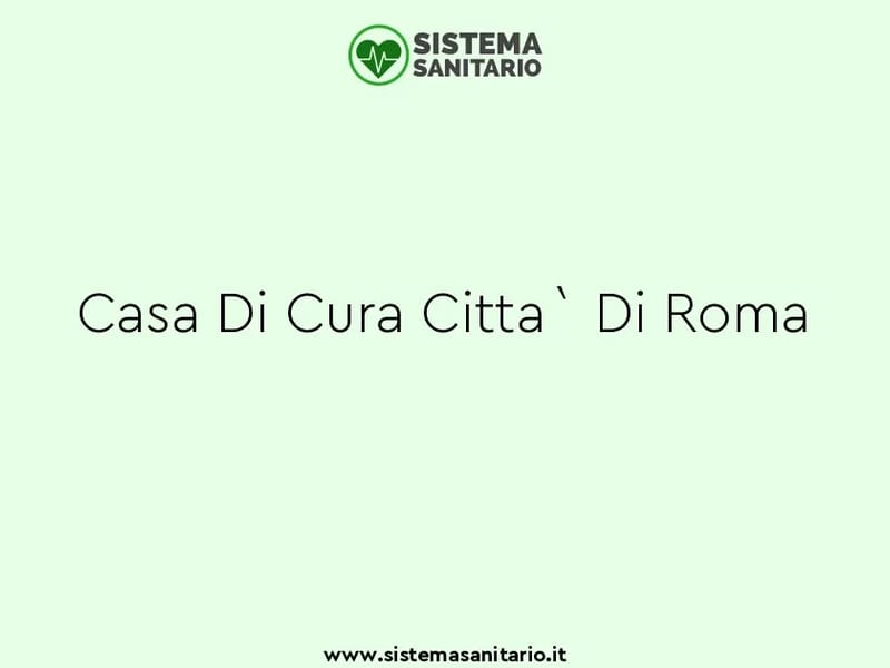 Casa Di Cura Policlinico Italia - Residenza Assistenziale R1-R3 - Casa di Riposo in ROMA, Lazio photo 1
