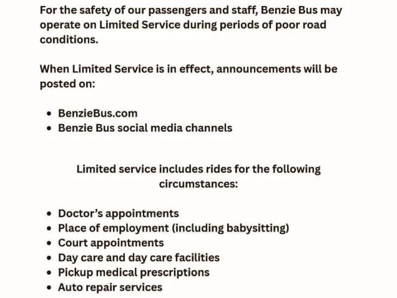 Benzie Transportation Authority - Medical Transport in Beulah, MI photo 1