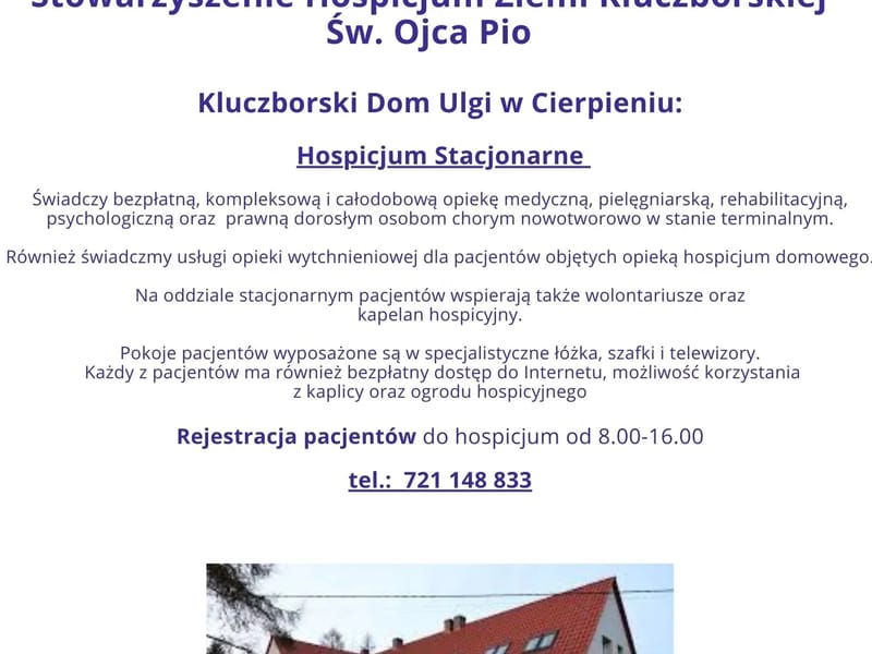 Centrum Opieki Smardy Górne - Hospicjum in Smardy Górne, Kluczbork photo 2