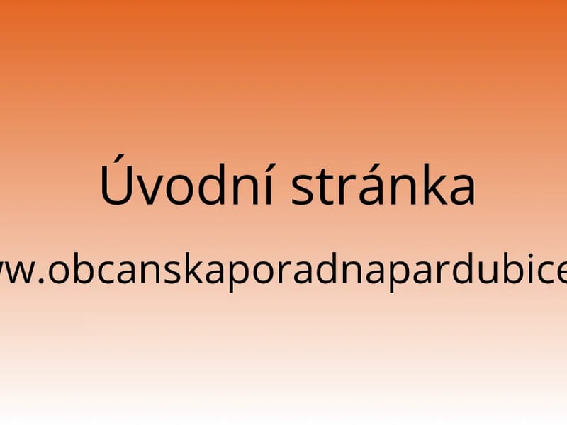 Občanská poradna Ústí n./O.-kontaktní místo Vysoké Mýto - Pečovatelská služba in Pardubice, Pardubický kraj photo 1