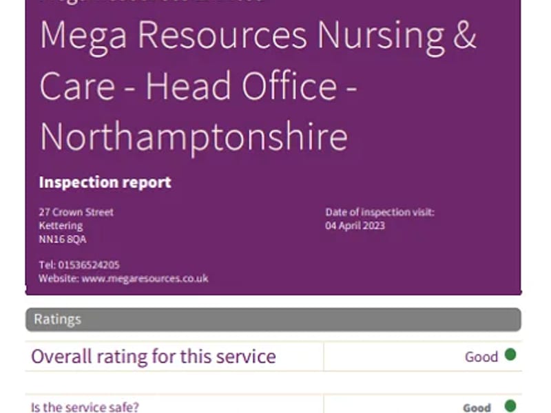 Mega Resources Nursing & Care - Head Office - Northamptonshire in Kettering, England photo 1