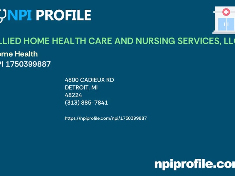Allied Home Health Care & Nursing Services - Home Health Nursing in Detroit, MI photo 1