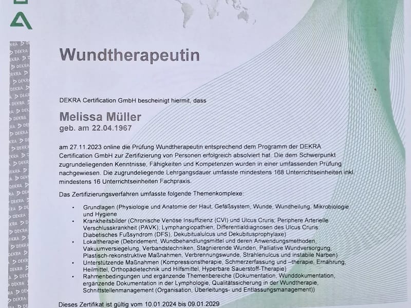 "Krankenpflege zu Hause" Melissa Müller - Häusliche Pflege in Lutherstadt Eisleben, Sachsen-Anhalt photo 1