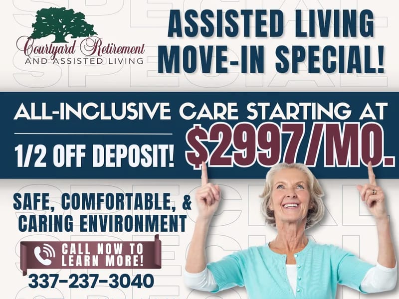 Courtyard Retirement & Assisted Living, Inc.-Level 3 - Assisted Living in Lafayette, LA photo 2