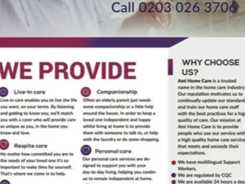 Ami Home Care Limited - In-Home Care in Isleworth, England photo 2