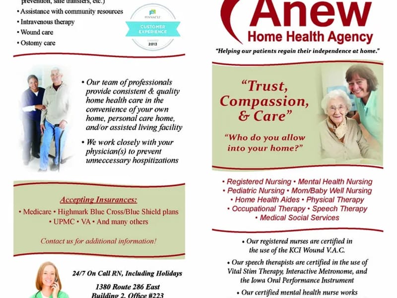 Anew Home Health Agency - Home Health Nursing in Clymer, PA photo 1