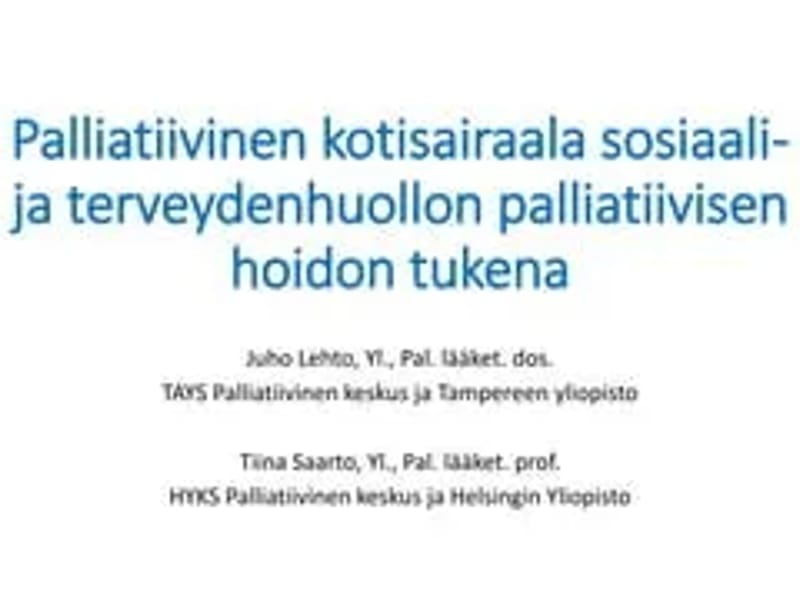 Tays Hatanpään palliatiivinen osasto ja kotisairaala in Tampere, Pirkanmaa photo 2