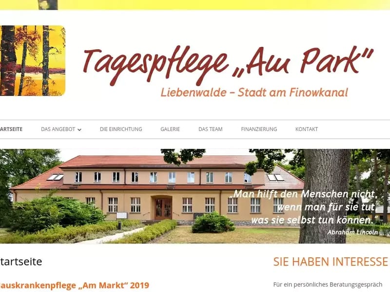 Ambulante Hauskrankenpflege "Am Markt" - Häusliche Pflege in Liebenwalde, Brandenburg photo 1