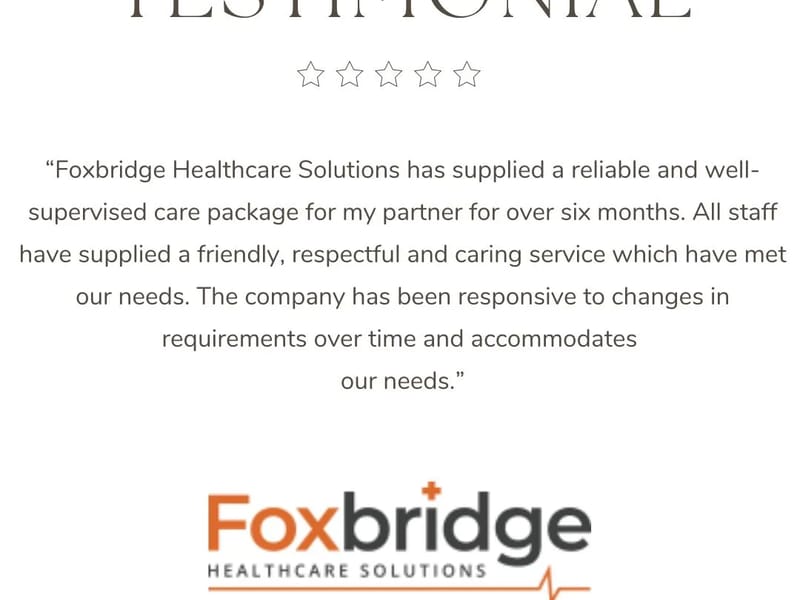 Foxbridge Healthcare Solutions - In-Home Care in Chessington, England photo 2