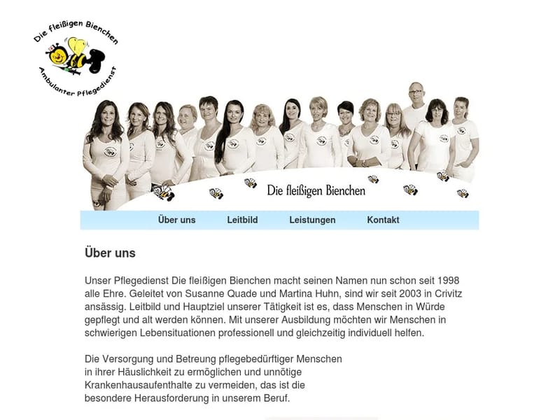 "Die fleißigen Bienchen" Pflegedienst- Martina Huhn & Susanne Quade GbR - Häusliche Pflege in Crivitz, Mecklenburg-Vorpommern photo 1