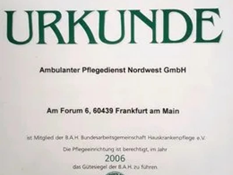 APN Ambulanter Pflegedienst Nordwest GmbH - Häusliche Pflege in Frankfurt, Hessen photo 2