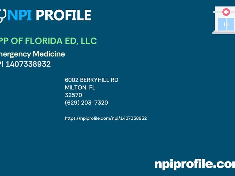 APP OF FLORIDA ED, LLC - Home Health Nursing in Milton, FL photo 1