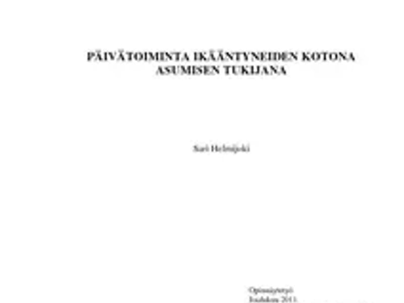 Ikääntyneiden päivätoiminta in Jyväskylä, Keski-Suomi photo 1