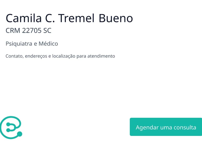 CAMILA CAROLINE TREMEL BUENO - Cuidado Domiciliar in Joinville, SC photo 1