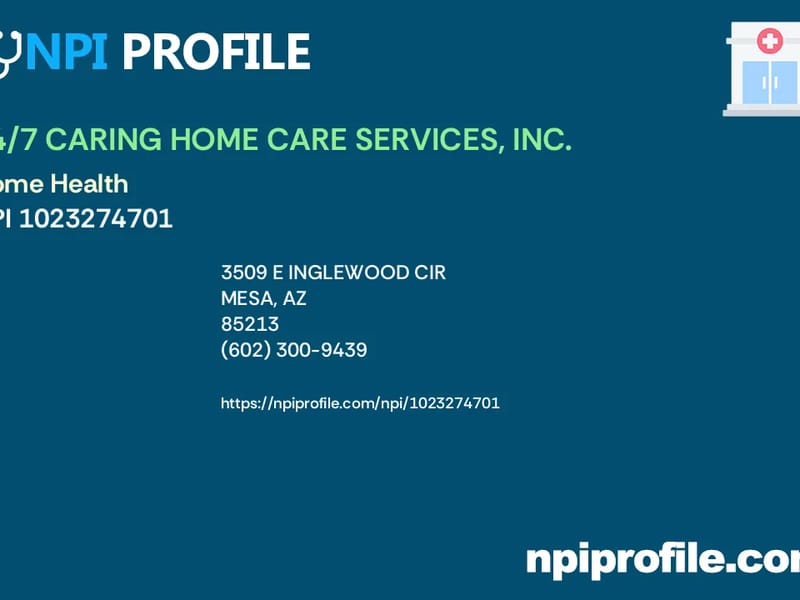 24/7 CARING HOME CARE SERVICES, INC. - Home Health Nursing in Mesa, AZ photo 1