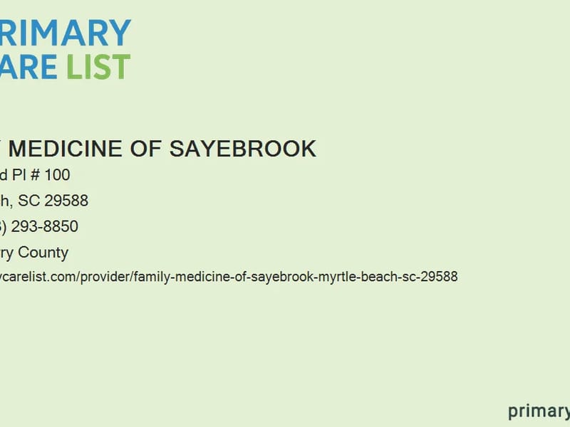 ANGELIC PRIMARY MEDICINE OF SC, LLC - Home Health Nursing in Myrtle Beach, SC photo 1