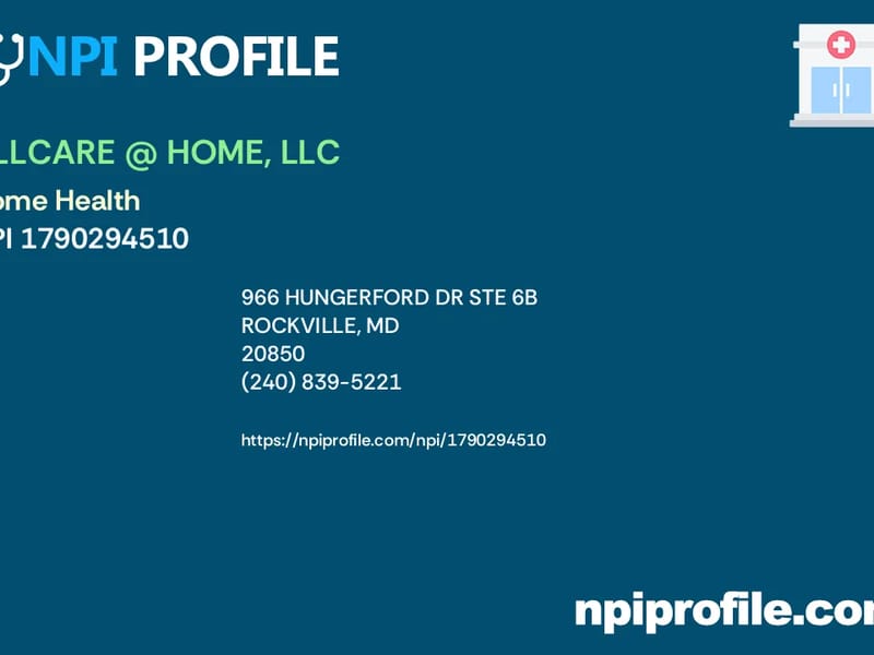 ALLCARE @ HOME - Home Health Nursing in Rockville, MD photo 1