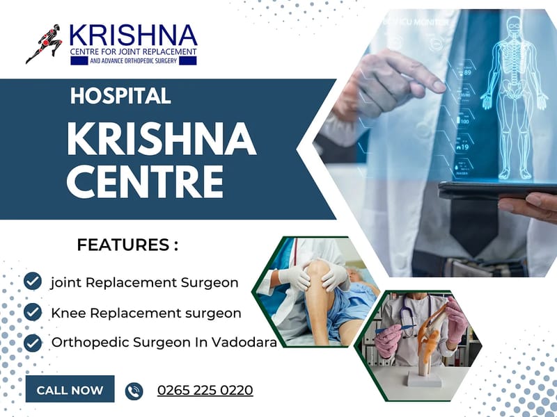Krishna Centre For Joint Replacement & Advance Orthopedic Surgery - वृद्धाश्रम in Vadodara, Gujarat photo 1