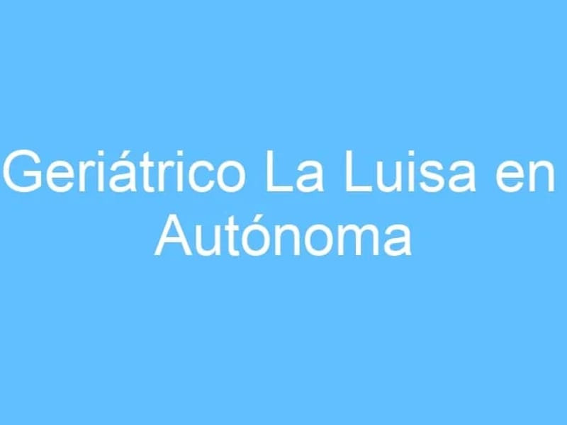 Hostal Geriátrico la Luisa S.A. in Buenos Aires, CABA photo 1