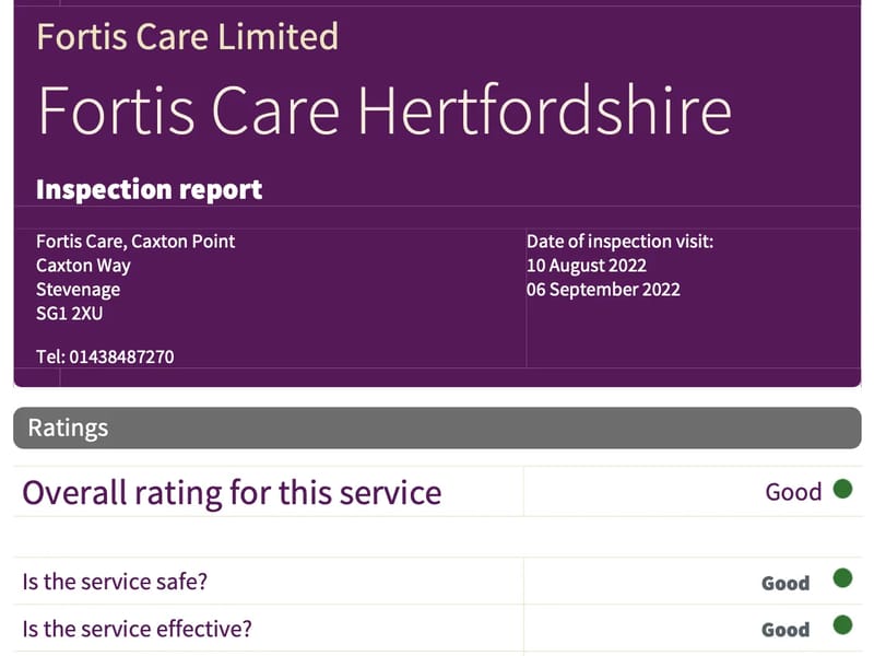 Fortis Care Hertfordshire - In-Home Care in Stevenage, England photo 2