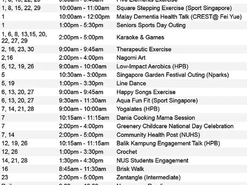 Precious Active Ageing Centre (Sunshine Gardens) - Adult Day Care in Singapore, Singapore photo 2