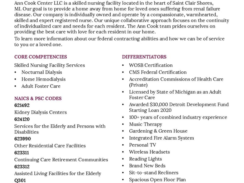 Ann Cook Center - Assisted Living in St. Clair Shores, MI photo 1