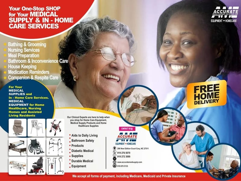 Accurate Medical Equipment & Supplies CORP - Home Health Nursing in Cary, NC photo 1