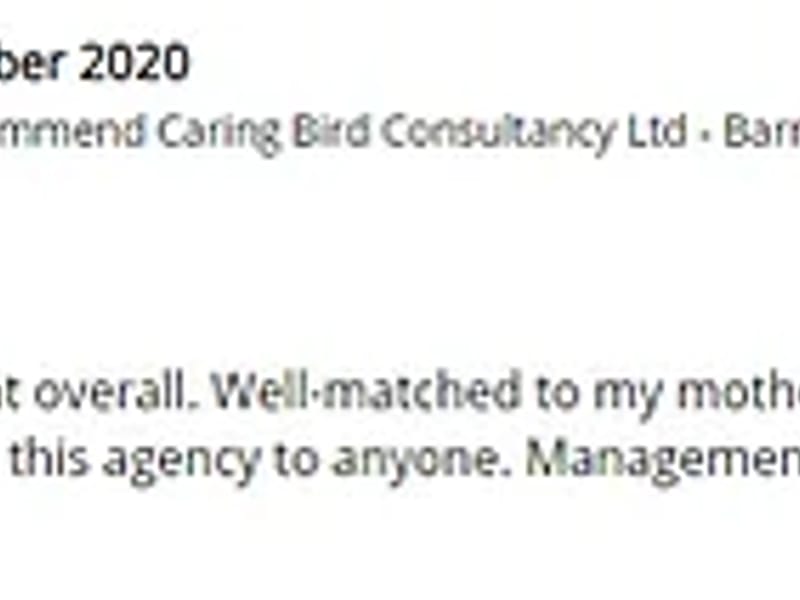 Caring Bird Consultancy LTD - In-Home Care in Barnsley, England photo 2