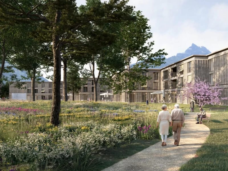 Résidence Grande-Fontaine - Fondation des Maisons de Retraite du District d'Aigle - Pflegeheim in Bex, Vaud photo 1