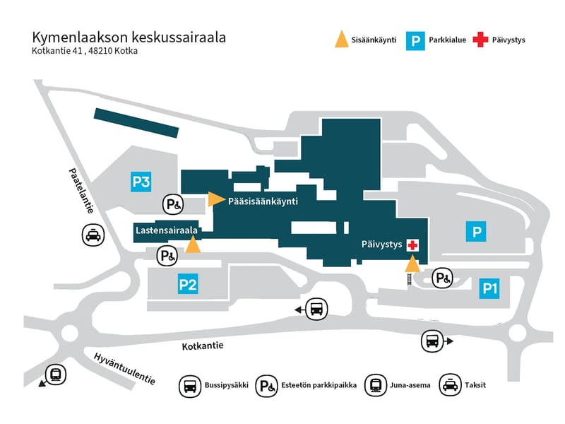 Karhulan sairaalan palliatiivinen poliklinikka ja osasto - Saattohoito in Kotka, Kymenlaakso photo 1