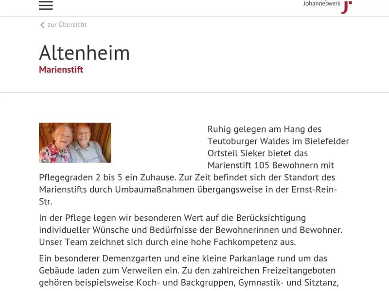 Altenzentrum Marienstift - Betreutes Wohnen in Bielefeld, Nordrhein-Westfalen photo 1